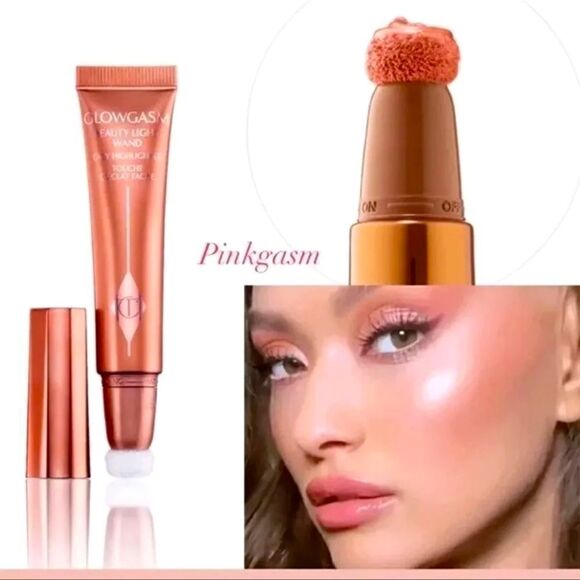 Charlotte Tilbury PINKGASM BEAUTY LIGHT WAND - HTF! FULL SIZE - SOLD OUT ! - Picture 1 of 12